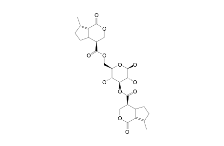 IRIDOLINAROSIDE_D;3,6-BIS-7-DEOXYIRIDOLACTONIC_ACID_BETA-D-GLUCOPYRANOSIDE