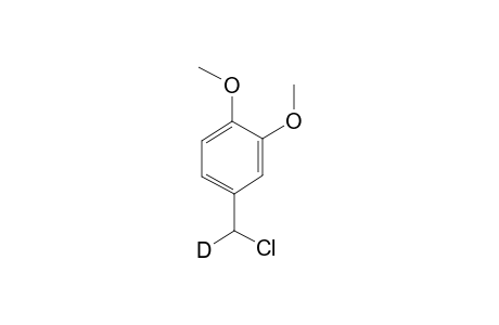 1,2-Dimethoxy-4-(deuterochloromethyl)benzene