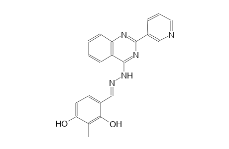 2,4-dihydroxy-3-methylbenzaldehyde [2-(3-pyridinyl)-4-quinazolinyl]hydrazone