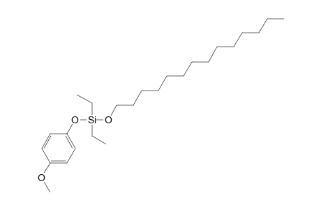 Silane, diethyl(4-methoxyphenoxy)tetradecyloxy-