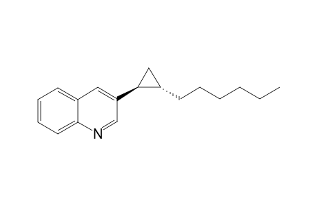 3-[(1S,2S)-2-hexylcyclopropyl]quinoline