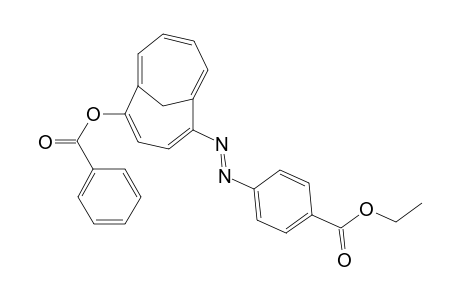 2-[benzoyloxy]-5-[(4-ethoxycarbonyl)phenylazo]-1,6-methano[10]annulene
