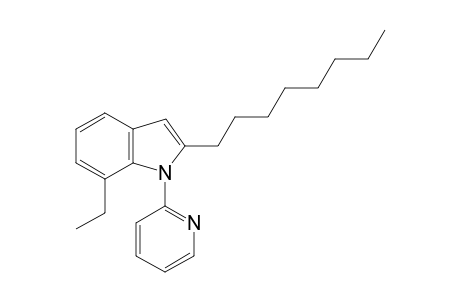 7-Ethyl-2-n-octyl-1-(pyridin-2-yl)-1H-indole