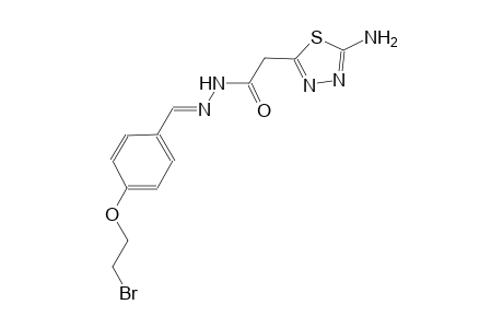 2-(5-amino-1,3,4-thiadiazol-2-yl)-N'-{(E)-[4-(2-bromoethoxy)phenyl]methylidene}acetohydrazide