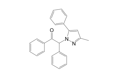2-(3-methyl-5-phenylpyrazol-1-yl)-1,2-di(phenyl)ethanone