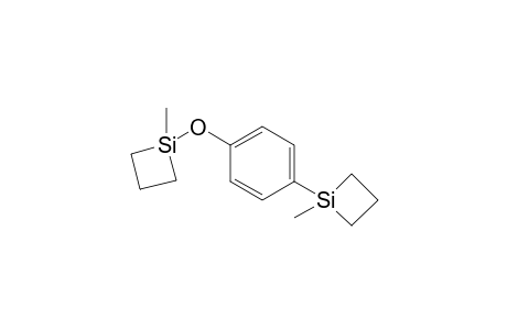 1-(1-Methyl-1-silacyclobutyl-1)-4-(1-methyl-1-silacyclobutoxy)benzene