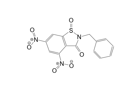 2-Benzyl-1-keto-4,6-dinitro-1,2-benzothiazol-3-one
