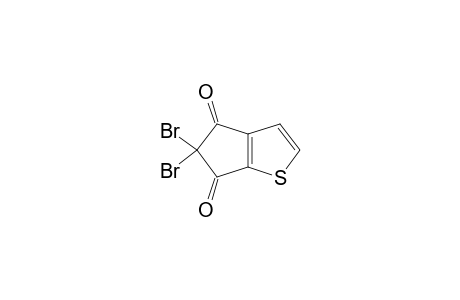 5,5-DIBROMO-5,6-DIHYDRO-4H-CYCLOPENTA-[B]-THIOPHEN4,6-DIONE