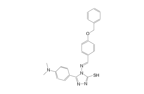 4-({(E)-[4-(benzyloxy)phenyl]methylidene}amino)-5-[4-(dimethylamino)phenyl]-4H-1,2,4-triazole-3-thiol