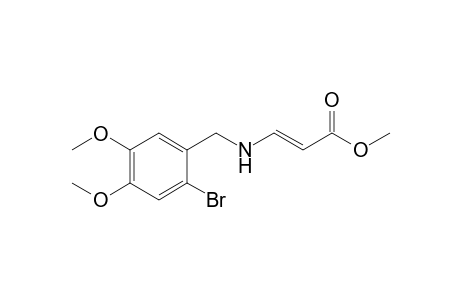 (E)-3-[(2-bromo-4,5-dimethoxy-benzyl)amino]acrylic acid methyl ester
