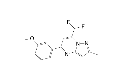 7-(difluoromethyl)-5-(3-methoxyphenyl)-2-methylpyrazolo[1,5-a]pyrimidine