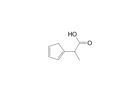 2-(1-cyclopenta-1,3-dienyl)propanoic acid