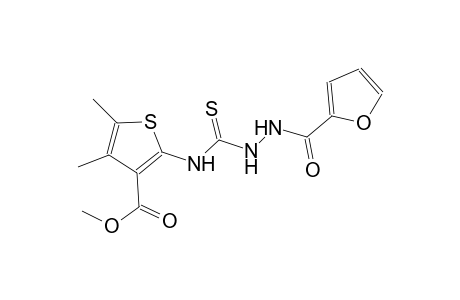 methyl 2-({[2-(2-furoyl)hydrazino]carbothioyl}amino)-4,5-dimethyl-3-thiophenecarboxylate