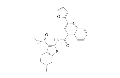 methyl 2-({[2-(2-furyl)-4-quinolinyl]carbonyl}amino)-6-methyl-4,5,6,7-tetrahydro-1-benzothiophene-3-carboxylate