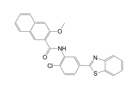 2-naphthalenecarboxamide, N-[5-(2-benzothiazolyl)-2-chlorophenyl]-3-methoxy-