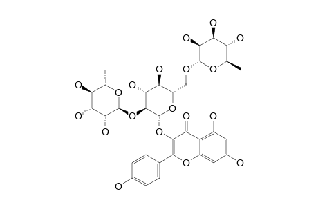 CLITORIN;KAEMPFEROL-3-O-(2'',6''-DI-O-RHAMNOPYRANOSYL)-GLUCOPYRANOSIDE
