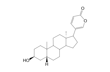 3.beta.-Hydroxy-5.beta.,14.alpha.-bufa-20,22-dienolide