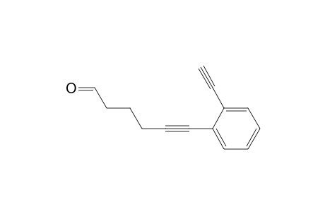 6-(2-ethynylphenyl)-5-hexynal