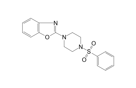 2-(4-besylpiperazino)-1,3-benzoxazole