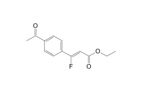 (Z)-Ethyl 3-(4-acetylphenyl)-3-fluoro-2-propenoate