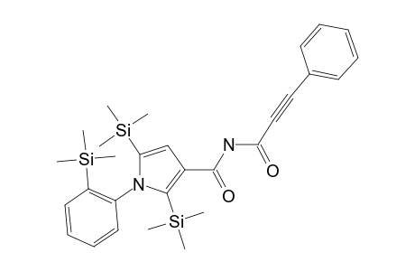N-(3-PHENYL-2-PROPYNOYL)-2,5-BIS-(TRIMETHYLSILYL)-1-[2-(TRIMETHYLSILYL)-PHENYL]-1H-PYRROLE-3-CARBOXAMIDE