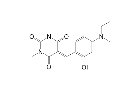 2,4,6(1H,3H,5H)-pyrimidinetrione, 5-[[4-(diethylamino)-2-hydroxyphenyl]methylene]-1,3-dimethyl-