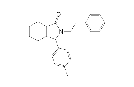 2-(2-Phenylethyl)-3-(p-tolyl)-1-oxo-2,3,4,5,6,7-hexahydro-1H-isoindole