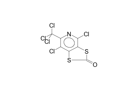 1,3-Dithiolo[4,5-c]pyridin-2-one, 4,7-dichloro-6-(trichloromethyl)-