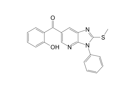 6-(2-Hydroxybenzoyl)-2-methylthio-3-phenylimidazolo[4,5-b]pyridine