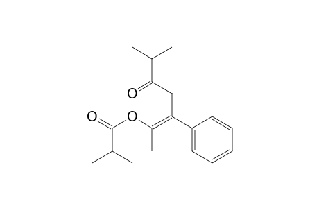 (E)-6-Methyl-2-(2-methylpropanoyloxy)-3-phenyl-2-hepten-5-one