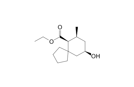 rel-(6S,7S,9R)-9-hydroxy-7-methylspiro[4.5]decane-6-carboxylic acid ethyl ester