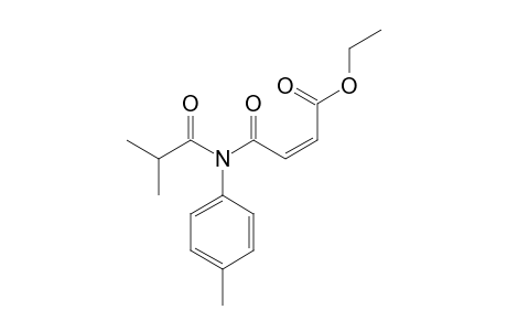(Z)-3-(Isobutyryl-p-tolyl-carbamoyl)-acrylic acid ethyl ester