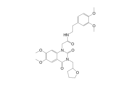 2-(6,7-dimethoxy-2,4-dioxo-3-(tetrahydro-2-furanylmethyl)-3,4-dihydro-1(2H)-quinazolinyl)-N-[2-(3,4-dimethoxyphenyl)ethyl]acetamide