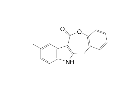 [5H,11H)-[1]-(3'-Methyl)benzoxepino[4,3-b]indol-6-one