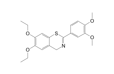 2-(3,4-DIMETHOXYPHENYL)-2,3-DIETHOXY-4H-1,3-BENZO-THIAZINE