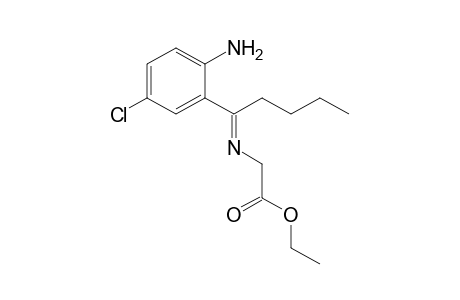 anti-N-(2-AMINO-alpha-BUTYL-5-CHLOROBENZYLIDENE)GLYCINE, ETHYL ESTER