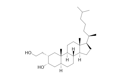 Cholestane-2-ethanol, 3-hydroxy-, (2.alpha.,3.alpha.,5.alpha.)-