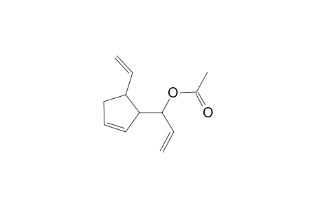1-(5-ethenyl-1-cyclopent-2-enyl)prop-2-enyl acetate