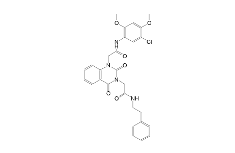 1,3-quinazolinediacetamide, N~1~-(5-chloro-2,4-dimethoxyphenyl)-1,2,3,4-tetrahydro-2,4-dioxo-N~3~-(2-phenylethyl)-