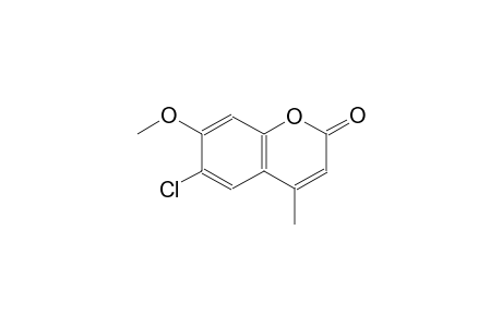 6-chloro-7-methoxy-4-methyl-2H-chromen-2-one