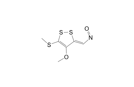 (5Z)-4-methoxy-3-methylsulfanyl-5-(nitrosomethylidene)dithiole