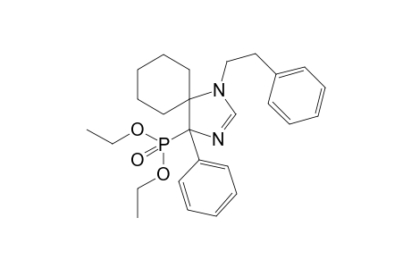 Diethyl (1-phenethyl-4-phenyl-1,3-diazaspiro[4.5]dec-2-en-4-yl)phosphonate