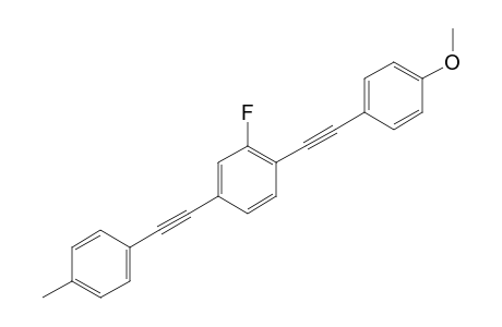 2-Fluoro-1-[2-(4-methoxyphenyl)ethynyl]-4-[2-(4-methylphenyl)ethynyl]benzene