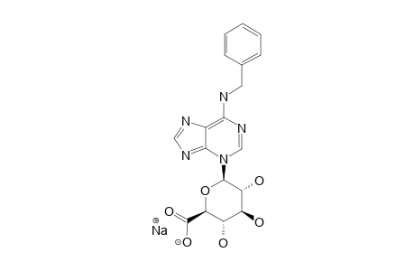 3-BETA-D-GLUCOPYRANURONOSYL-6-BENZYLAMINOPURINE-SODIUM-SALT;BENZYLADENINE-N(3)-GLUCURONIDE-SODIUM-SALT;NA-BA3GN