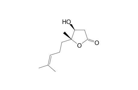 (4S,5R)-4-hydroxy-5-methyl-5-(4-methylpent-3-enyl)-2-oxolanone