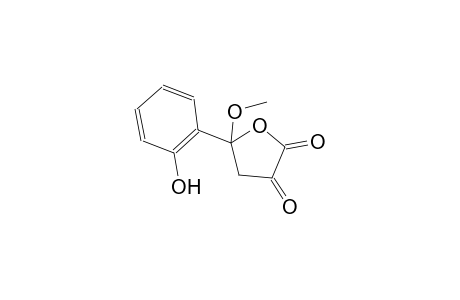 2,3-furandione, dihydro-5-(2-hydroxyphenyl)-5-methoxy-