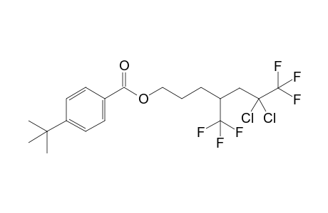 6,6-Dichloro-7,7,7-trifluoro-4-(trifluoromethyl)heptyl 4-(tert-butyl)benzoate