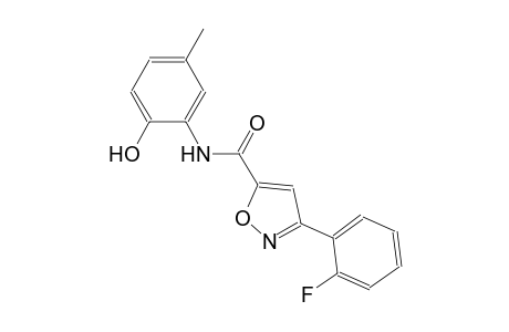 5-isoxazolecarboxamide, 3-(2-fluorophenyl)-N-(2-hydroxy-5-methylphenyl)-