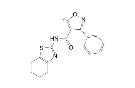 5-methyl-3-phenyl-N-(4,5,6,7-tetrahydro-1,3-benzothiazol-2-yl)-4-isoxazolecarboxamide