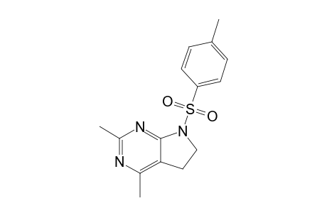 2,4-Dimethyl-7-tosyl-5,6-dihydropyrrolo[2,3-d]pyrimidine